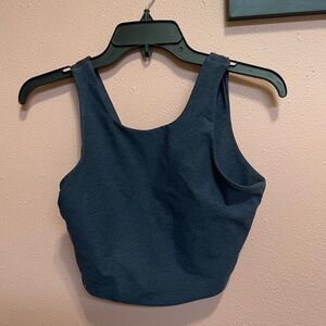 Outdoor Voices Venus Crop Top Fitted Sports Bra Colorblock Small